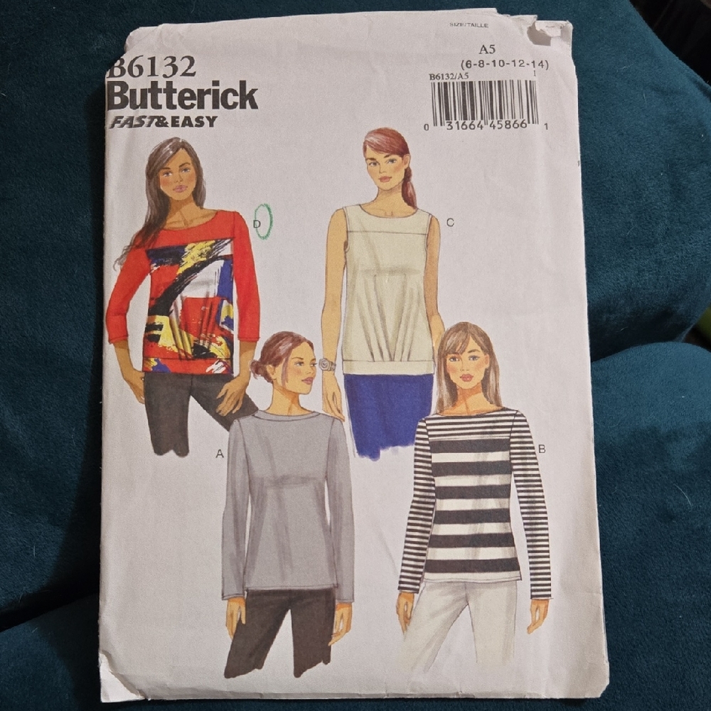 Butter Women's Red and Black Abstract Long Sleeve Top